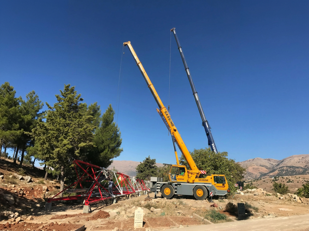 Telecom Tower Installation — photo 1 of 4